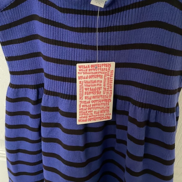 Urban Outfitters Kimchi Blue Blue and Black Striped Dress - Picture 4 of 4